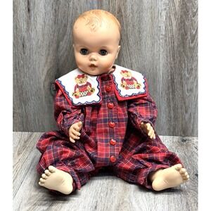 VTG 1960s Drink & Wet UNEEDA Baby Doll Marked "Z"  Sleep Eyes Eyelashes 23" READ